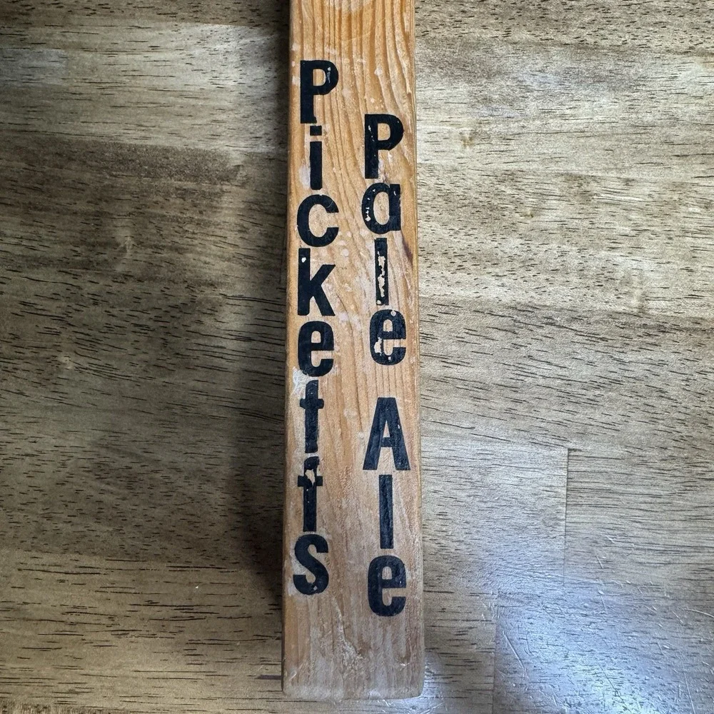 San Juan Brewing Co Beer Tap Handle Pickett Pale Ale Wood Rustic Bar Decor
